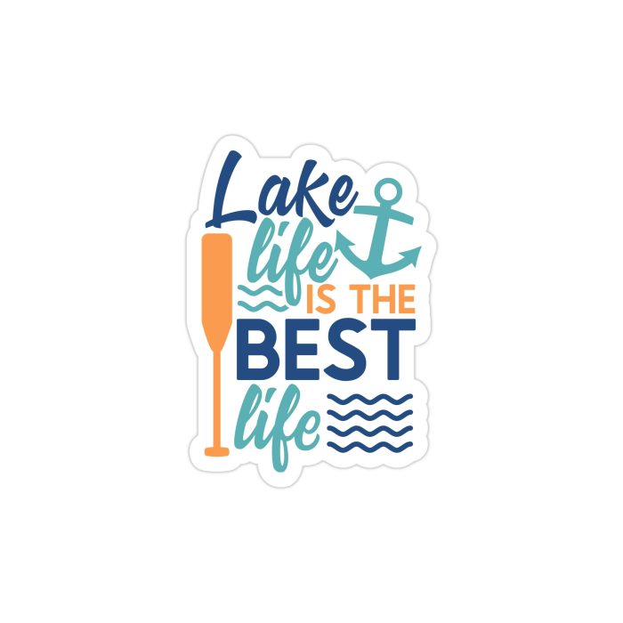 Lake Full Color Vinyl Decal - Custom Size