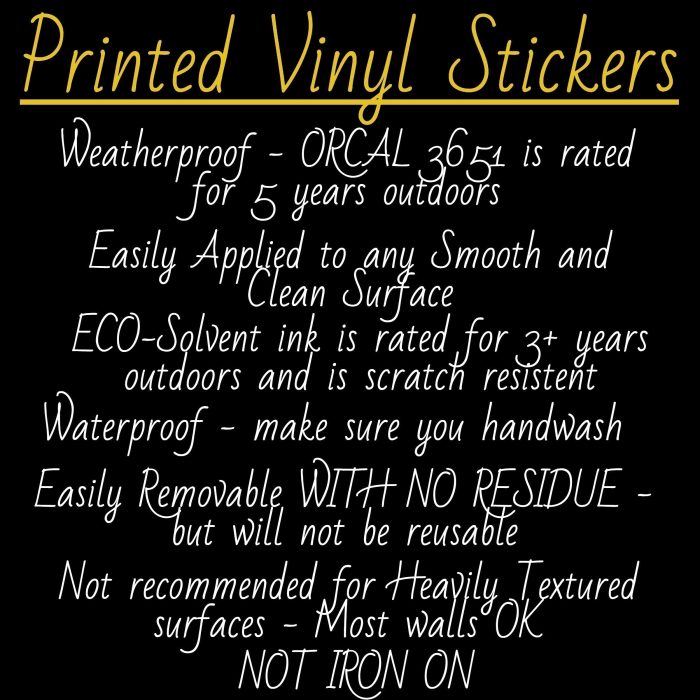 Pride Full Color Vinyl Decals - Custom Size - Image 2