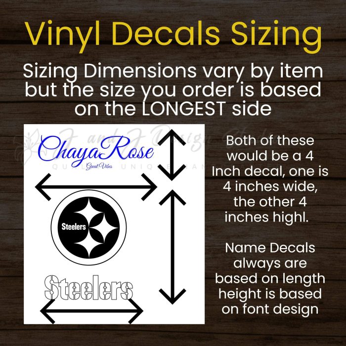 Custom Name Vinyl Decal - Image 6