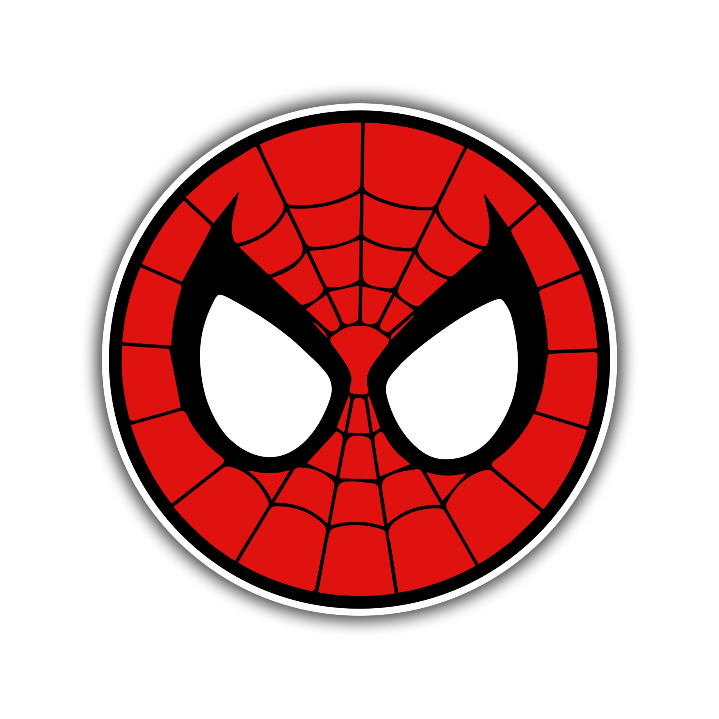 Spiderman Full Color Vinyl Decal – Custom Size – Sports Stickers USA