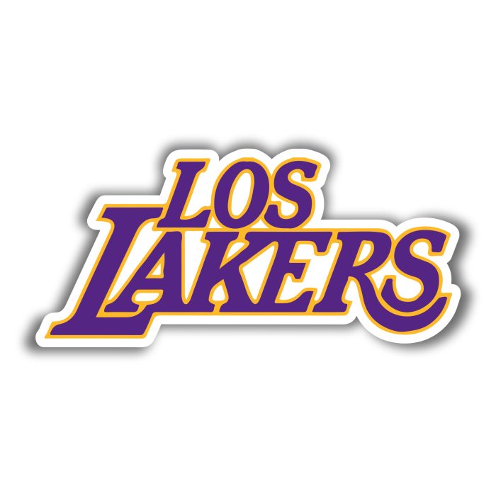 Los Angeles Lakers - Los Lakers - Iron On - Custom Size