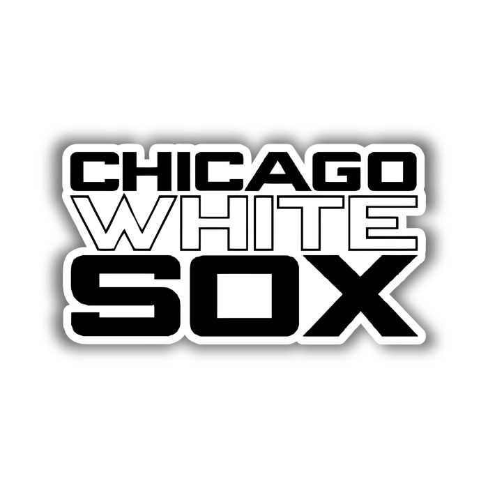 Chicago White Sox - Name - Iron On - Custom Size