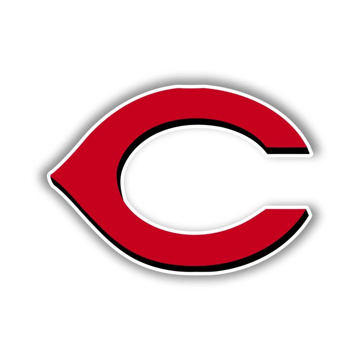 Cincinnati Reds - Red C - Iron On - Custom Size