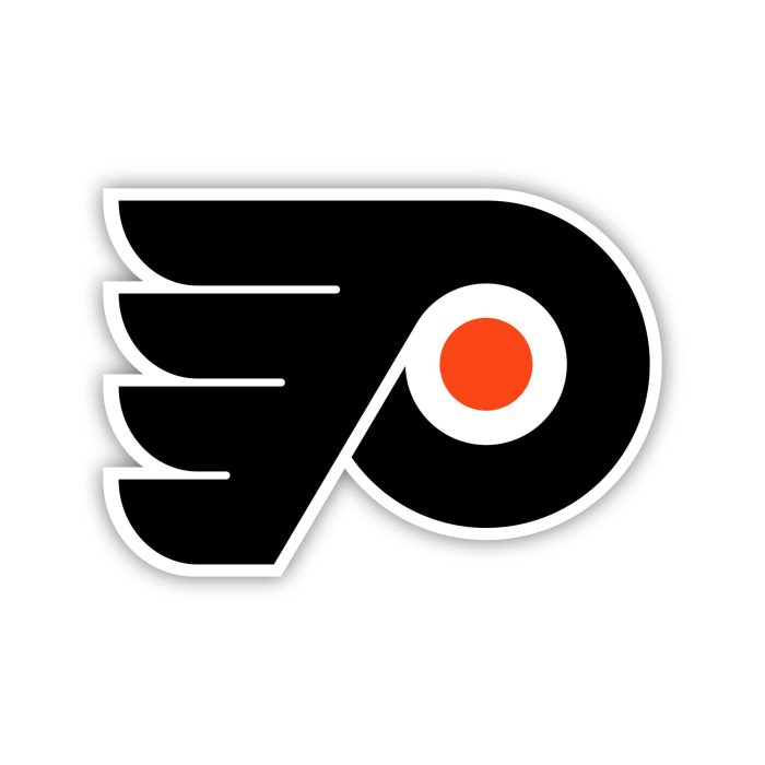 Philadelphia Flyers - P With Wings  - Iron On - Custom Size