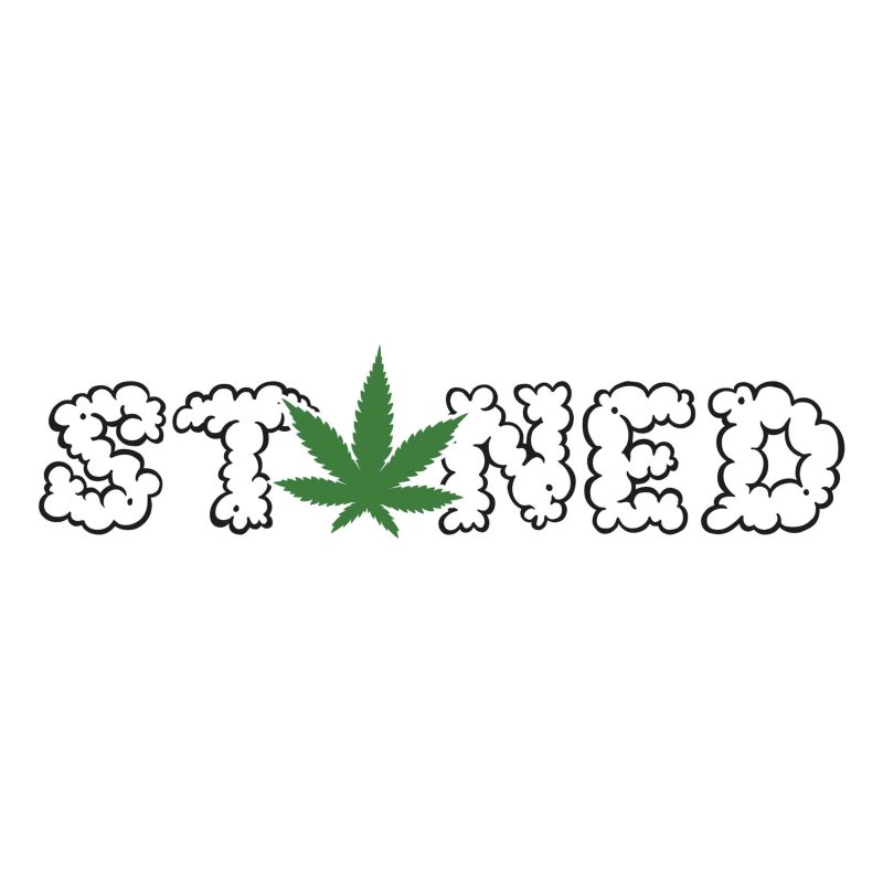 Stoned - Iron On - Custom Size