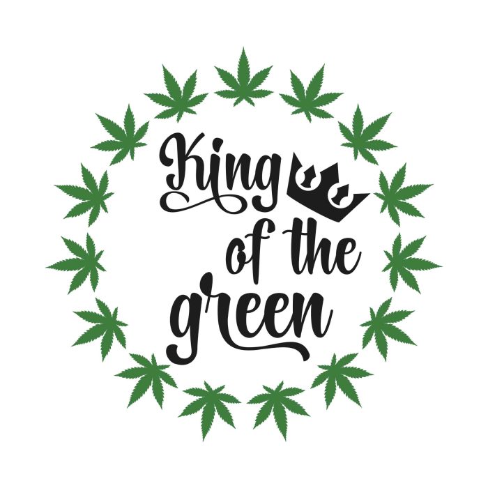 KING OF THE GREEN - Iron On - Custom Size