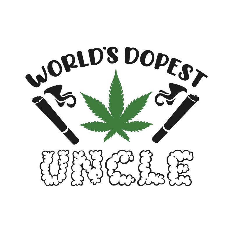 WORLD'S DOPEST UNCLE - Iron On - Custom Size