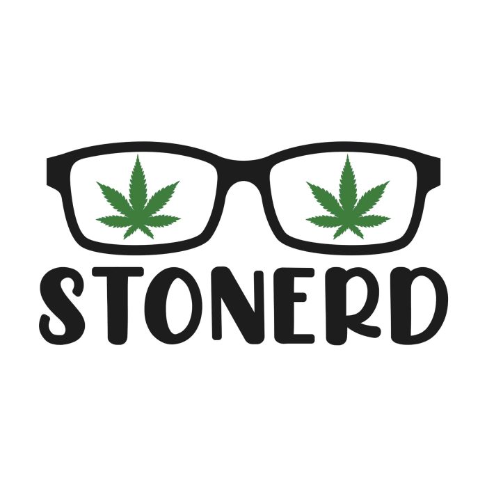 STONERD - Iron On - Custom Size