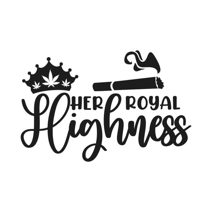 Her Royal Highness - Iron On - Custom Size