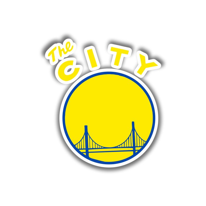 Golden State Warriors - The City - Iron On - Custom Size