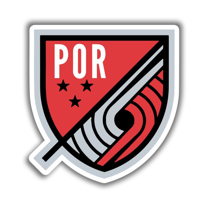 Portland Trail Blazers - POR - Temporary Tattoo