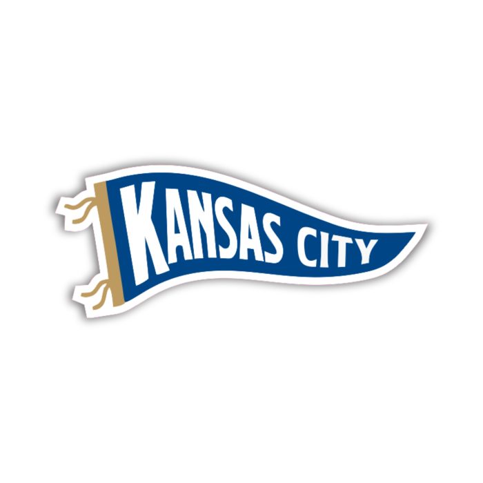 Kansas City Royals - Pennant - Iron On - Custom Size