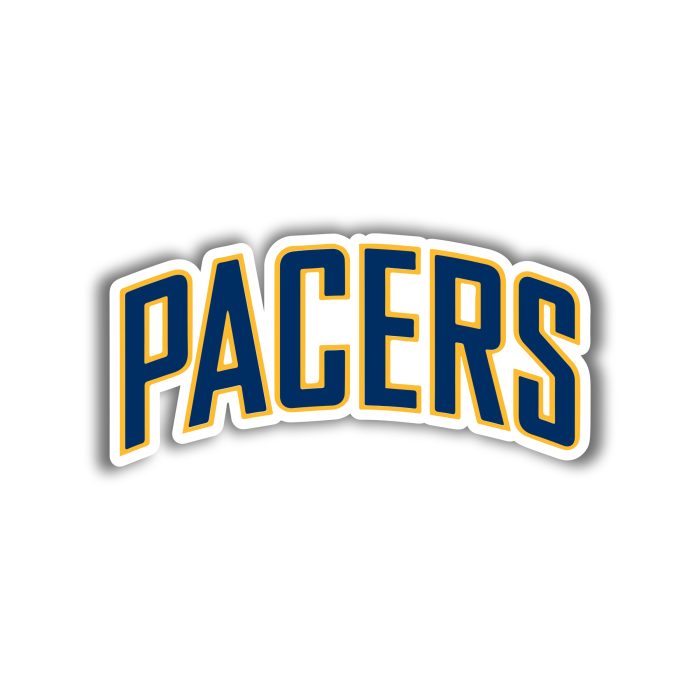 Indiana Pacers - Pacers - Iron On - Custom Size