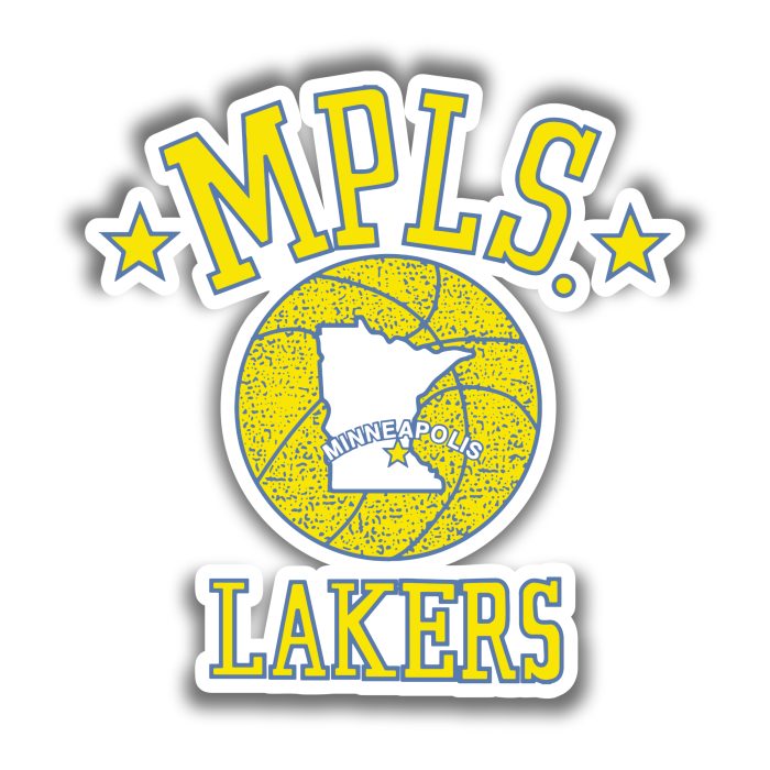 Los Angeles Lakers - MPLS - Iron On - Custom Size