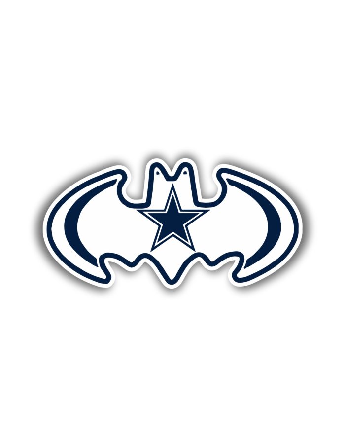 Dallas Cowboys - Batman - Iron On - Custom Size