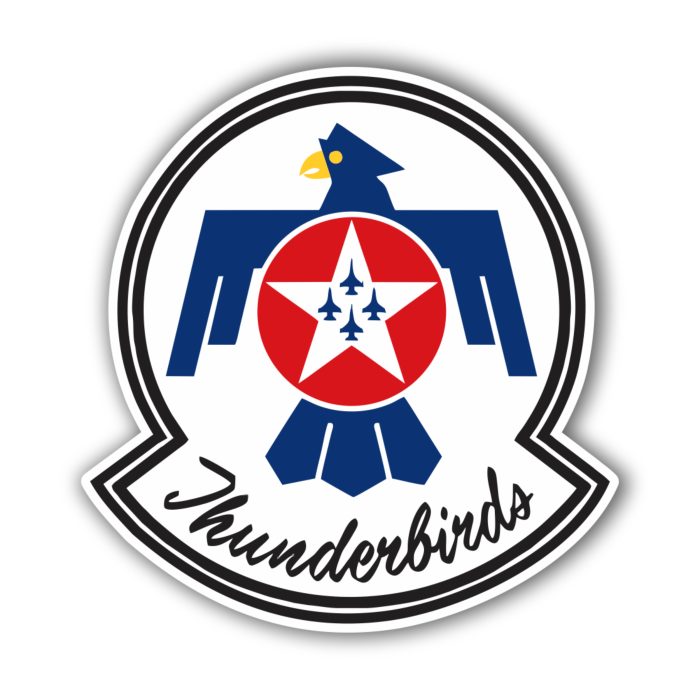 Air Force - Thunderbirds - Iron On - Custom Size