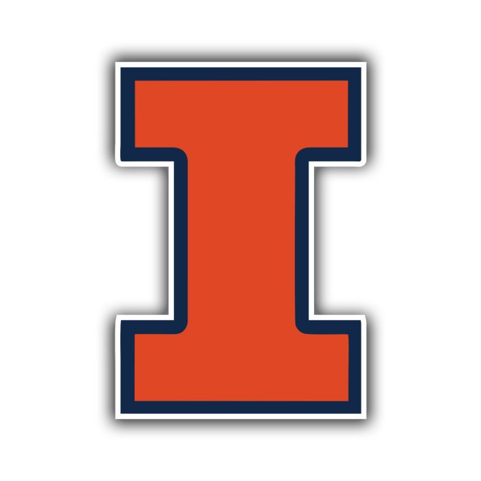 University of Illinois - Iron On - Custom Size