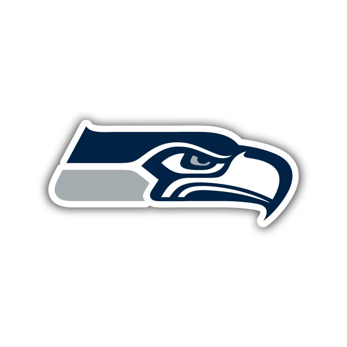 Seattle Seahawks - Seahawk Head - Iron On - Custom Size