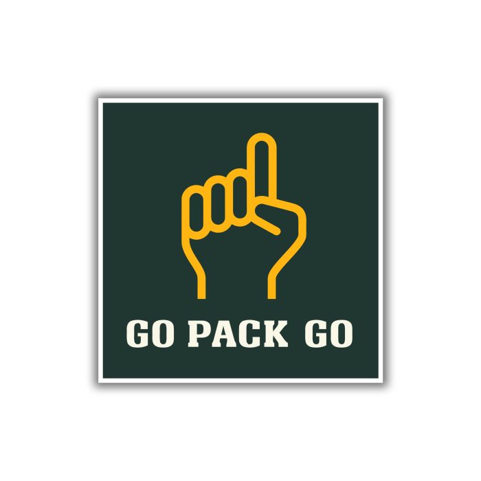 Green Bay Packers - Go Pack Go - Iron On - Custom Size