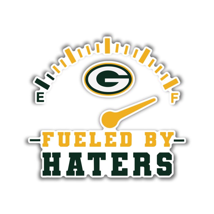 Green Bay Packers - Fueled By Haters - Iron On - Custom Size