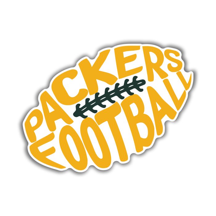 Green Bay Packers - Packers Football - Iron On - Custom Size