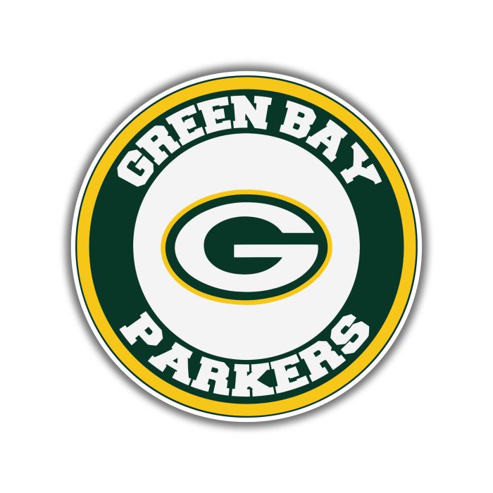 Green Bay Packers - Green Circle- Iron On - Custom Size