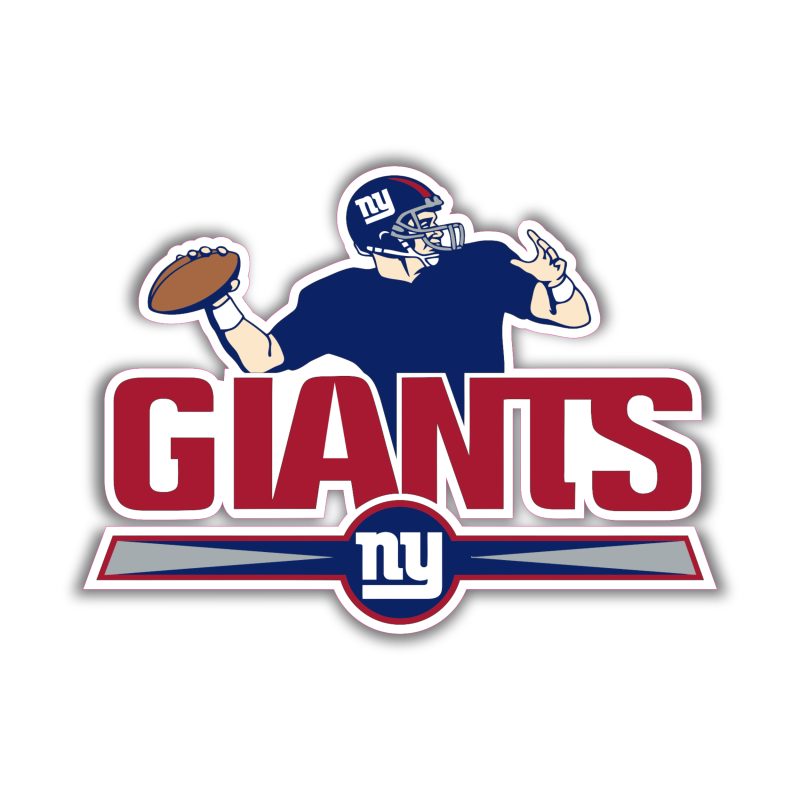 New York - Football Player  - Iron On - Custom Size