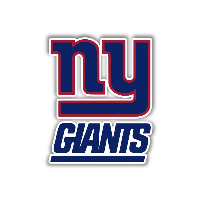 New York Giants - NY With Giants  - Iron On - Custom Size