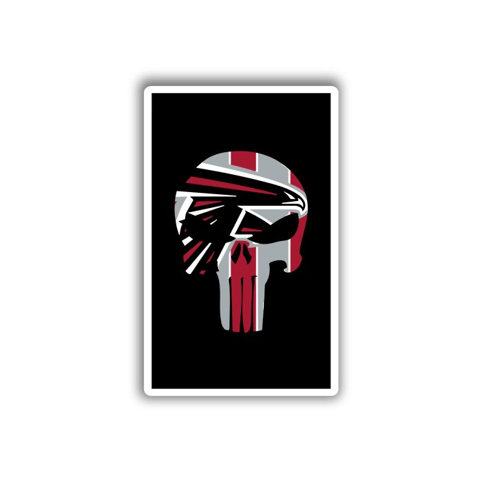 Atlanta Falcons - Punisher - Iron On - Custom Size