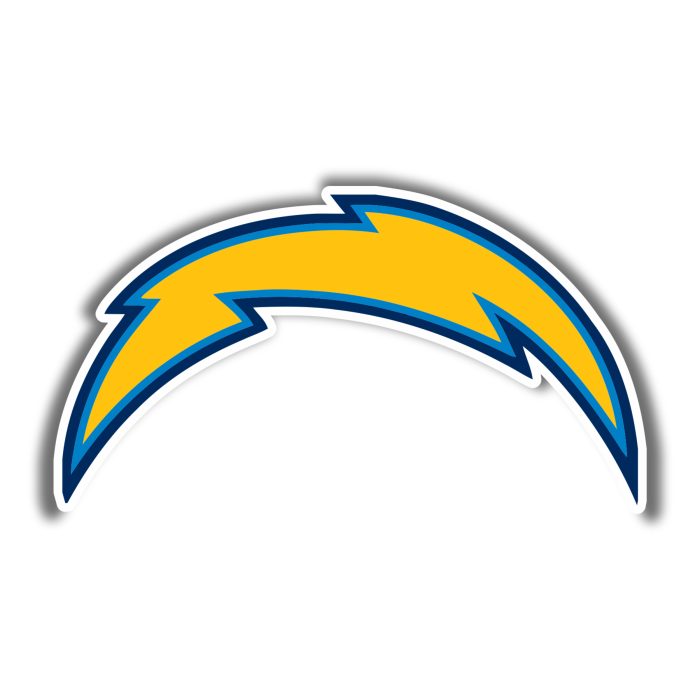 Los Angeles Chargers - Old Logo - Iron On - Custom Size