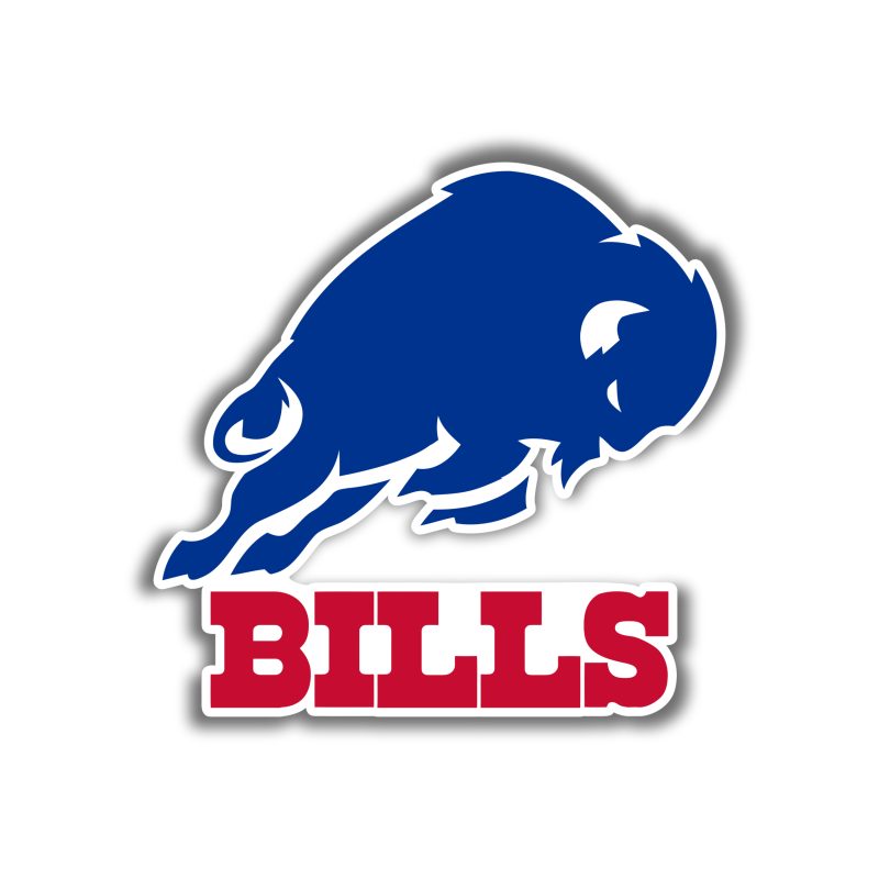 Buffalo Bills - Blue Buffalo - Iron On - Custom Size