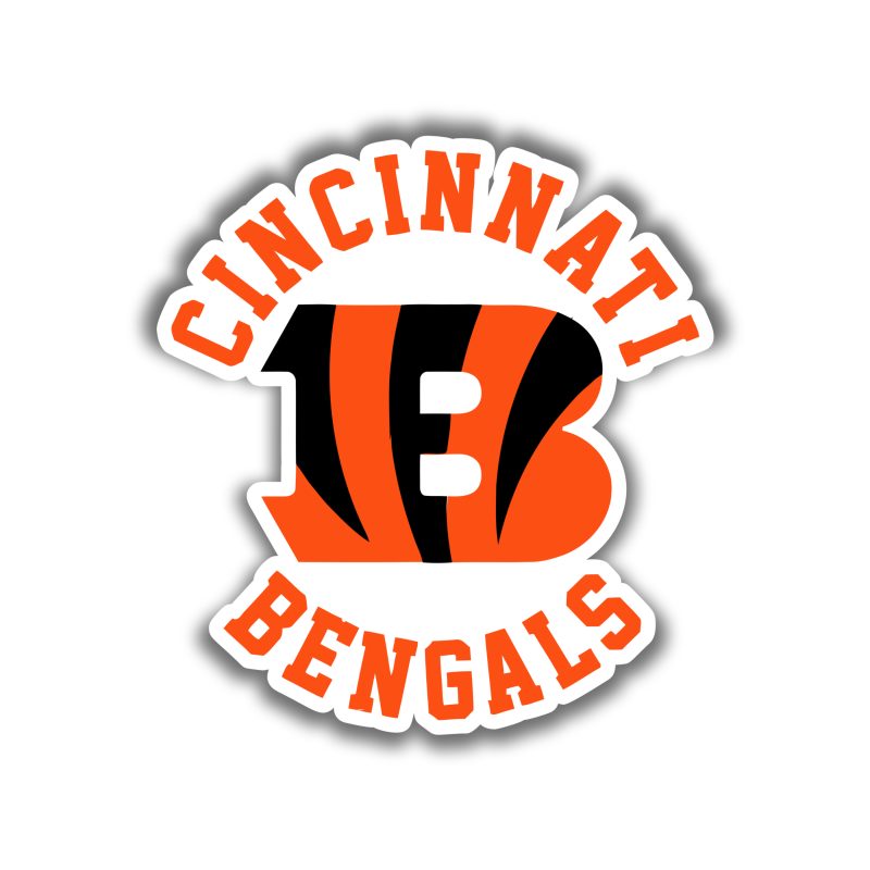 Cincinnati Bengals - B Middle - Iron On - Custom Size