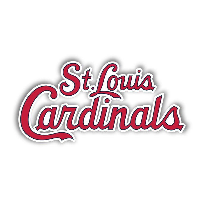 St. Louis Cardinals - Name Cursive - Iron On - Custom Size