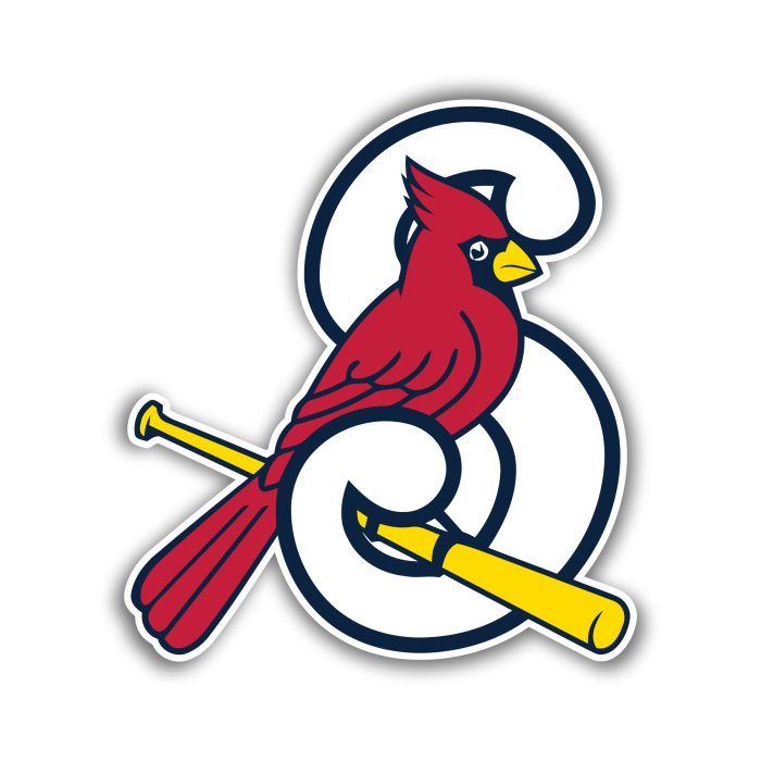 St. Louis Cardinals - S with Bird- Iron On - Custom Size