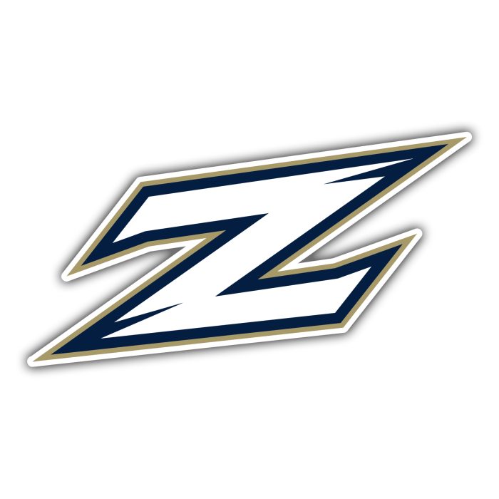 Akron Zips - Z - Temporary Tattoo