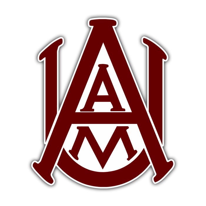 Alabama A & M Bulldogs  - Temporary Tattoo