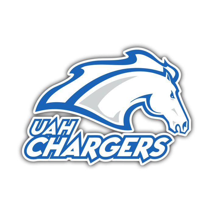 Alabama Huntsville Chargers - Logo - Temporary Tattoo