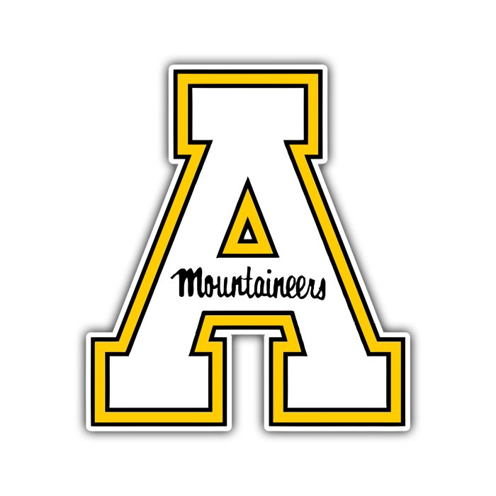 Appalachian State Mountaineers - A With Name - Temporary Tattoo