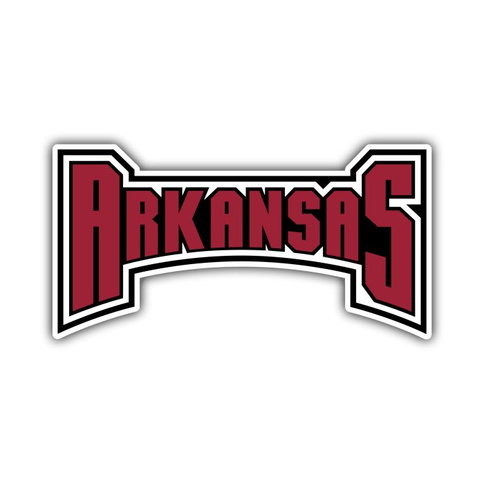 Arkansas Razorbacks - Iron On - Custom Size