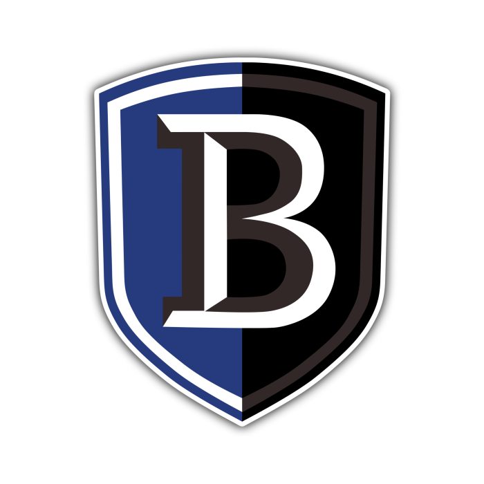 Bentley Falcons - Shield With B - Temporary Tattoo