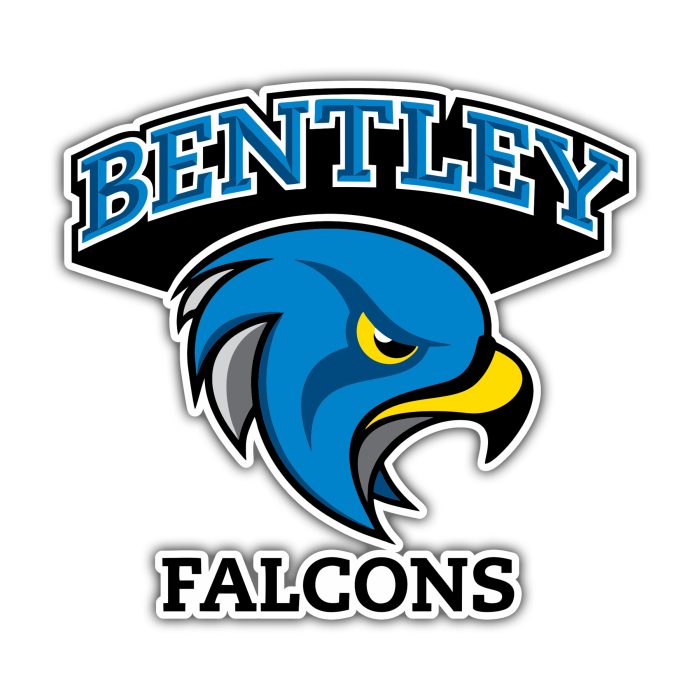 Bentley Falcons - Falcon Head With Name - Temporary Tattoo