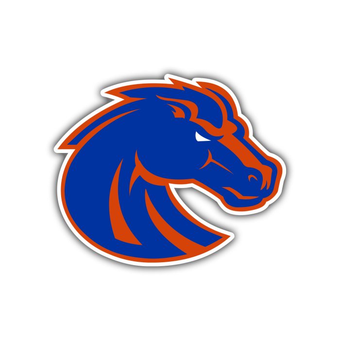 Boise State Broncos - Bronco Head - Temporary Tattoo