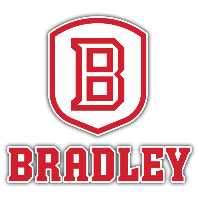 Bradley Braves - B With Name - Temporary Tattoo