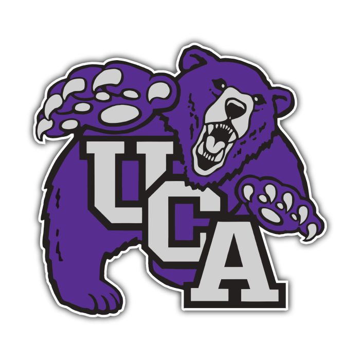 Central Arkansas Bears - Bear With Gray UCA - Temporary Tattoo