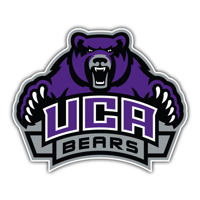 Central Arkansas Bears - Bear With Name Below - Temporary Tattoo