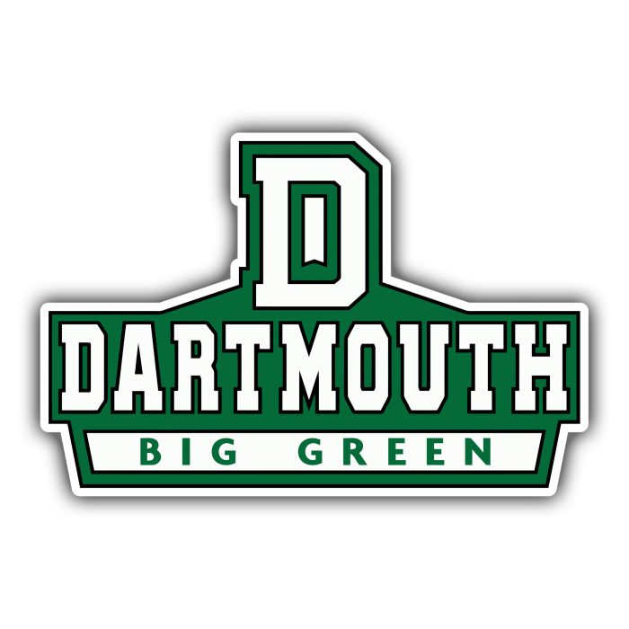 Dartmouth Big Green - Logo - Temporary Tattoo