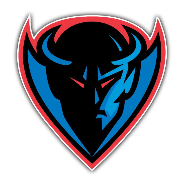 DePaul Blue Demons - Demon Head - Temporary Tattoo