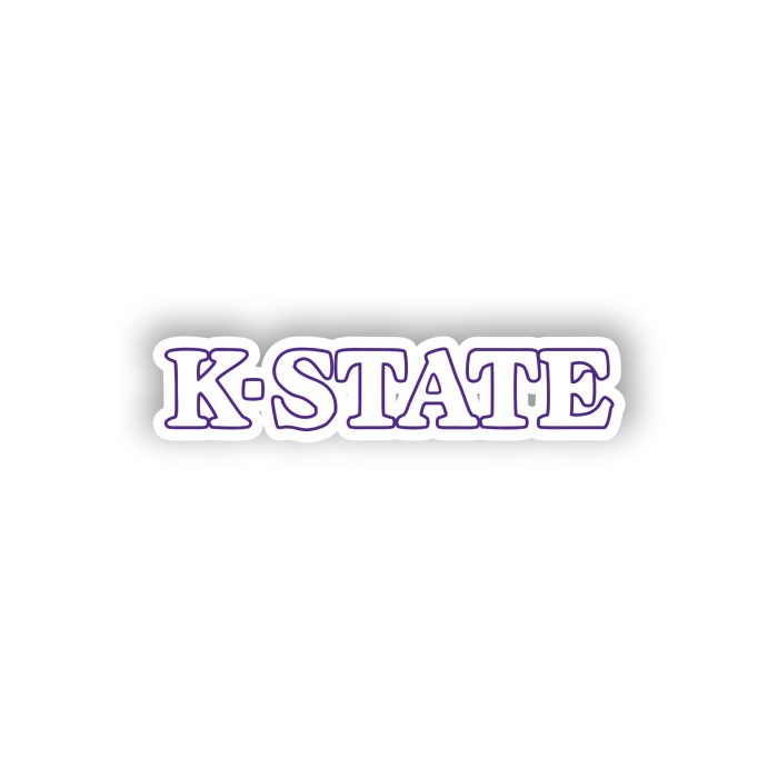 Kansas State Wildcats - K-State - Iron On - Custom Size