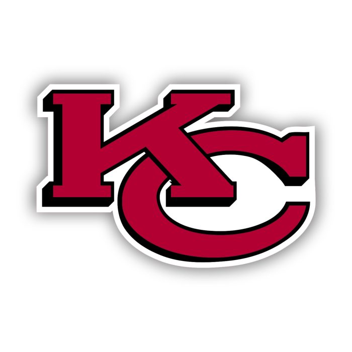 Kansas City Chiefs KC - Iron On - Custom Size