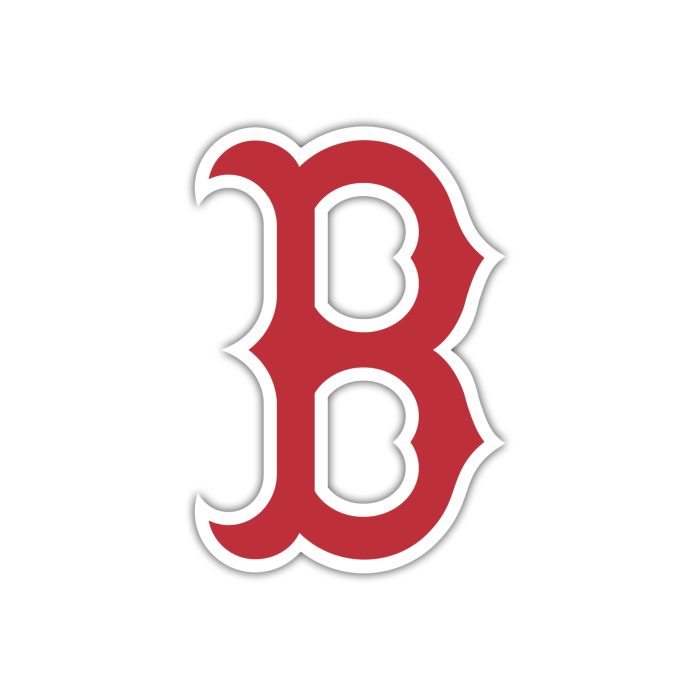 Boston Red Sox - Red and White B - Iron On - Custom Size